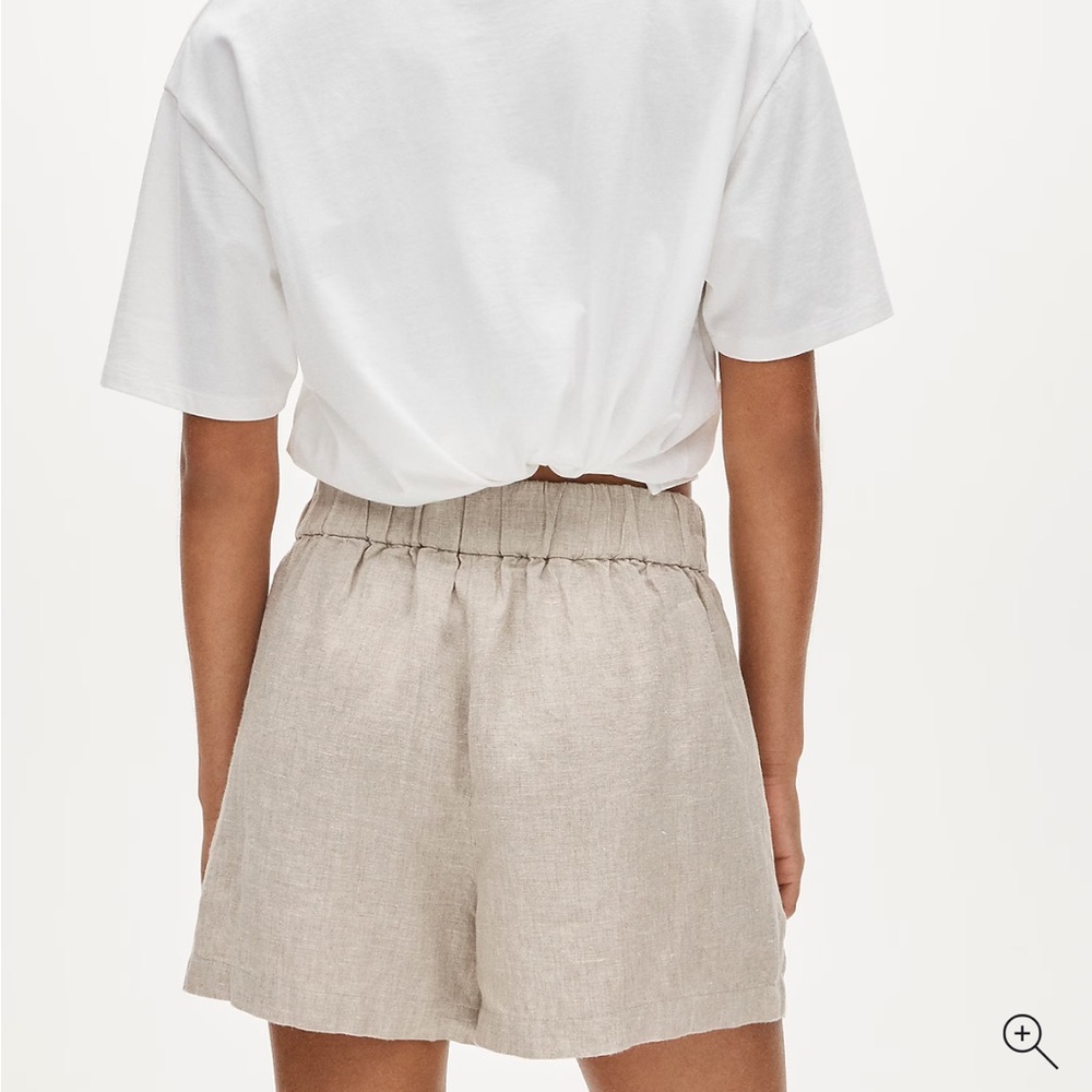 J. Crew Light Beige Linen Blend Women's Shorts - Picture 5 of 14